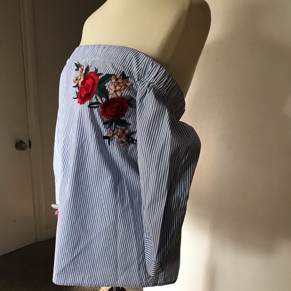 Como Vintage off shoulder boho blouse - Picture 3 of 5